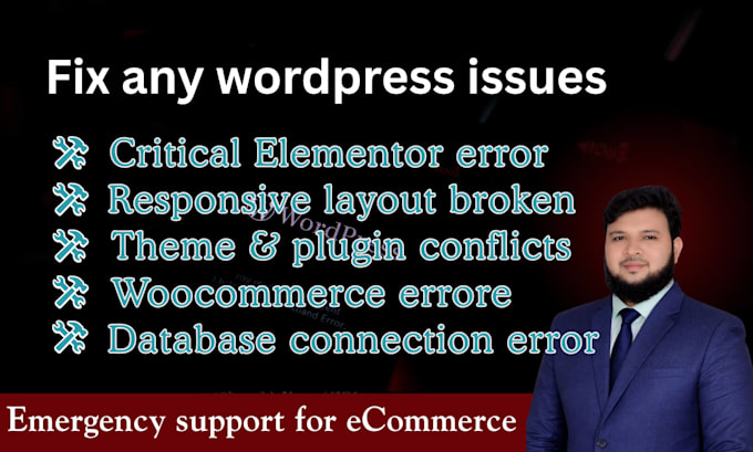 fix wordpress issues, critical elementor error and woocommerce fix