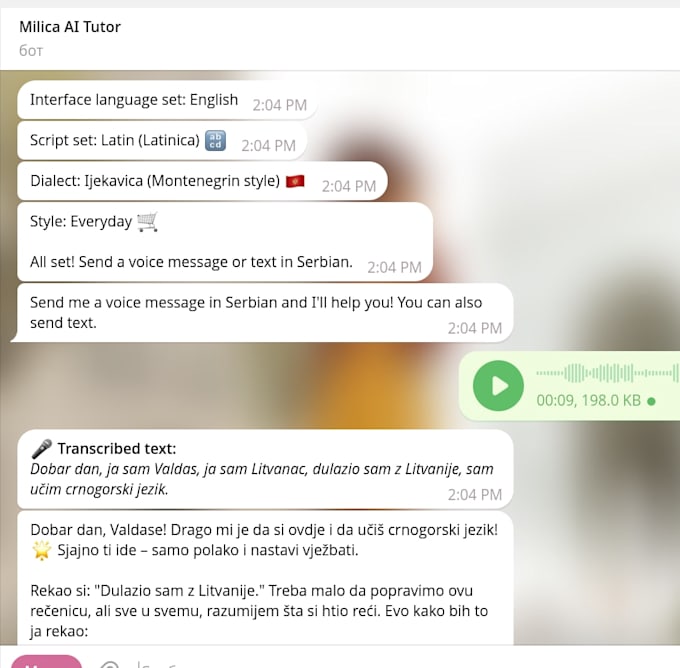 build a custom ai telegram bot for your business