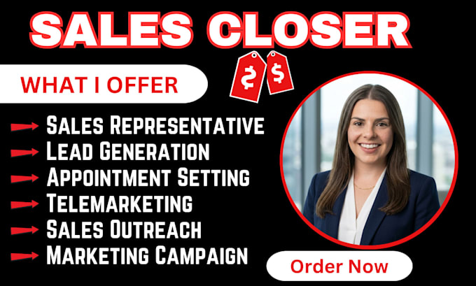 be your sales closer agent sales person b2b sales representative sales closer