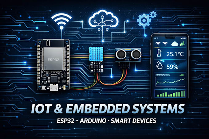 design esp32 arduino iot projects, embedded systems and pcb circuit