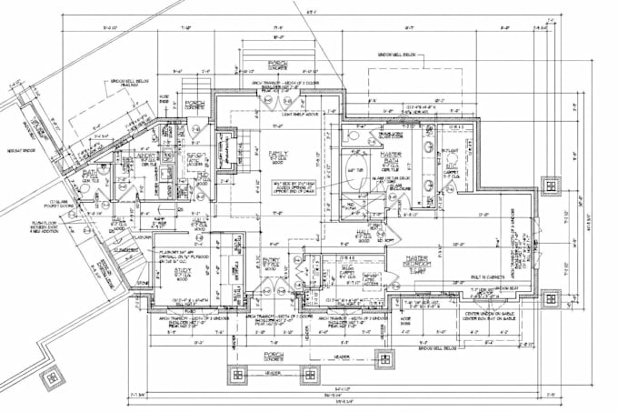 design architect draftsman for architectural drafting 2d plans house blueprints