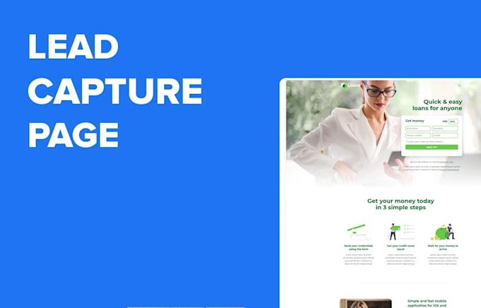 design an awesome landing page