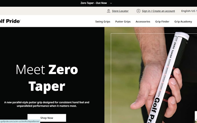 design your golf shopify store golf website golf accessories store golf store