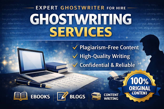 your ghost writer for fiction