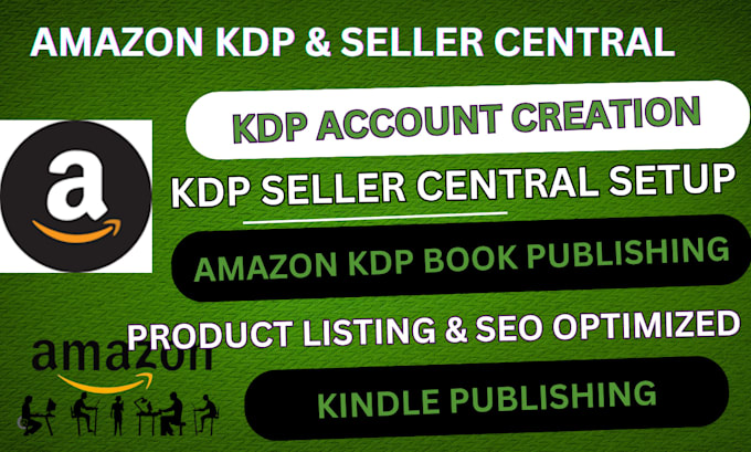 create and fully setup your amazon KDP account for kindle publishing setup