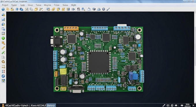 Diseñar pcb de drone esp32 en kicad con esquemas y archivos gerber