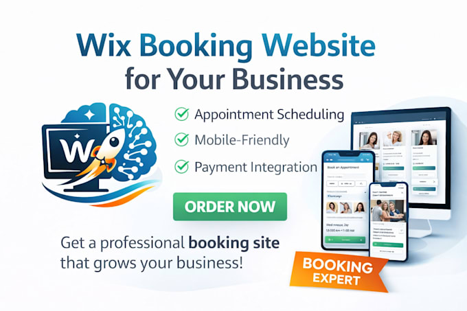 create a wix booking website for your business