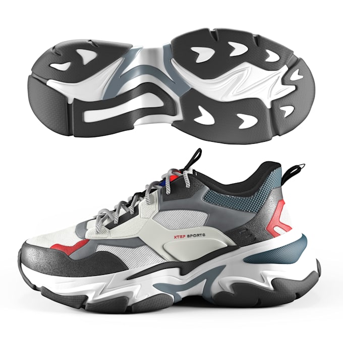 do 3d shoe, sneakers, slipper, boots and heels design