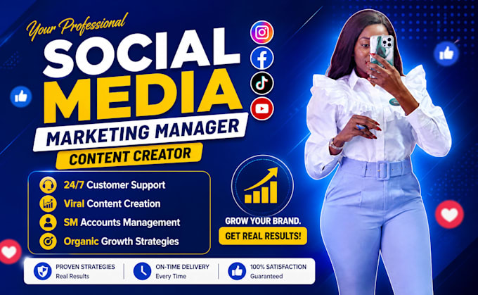 social media marketing manager social media content creator social media manager