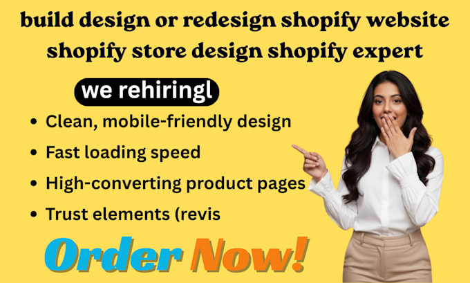build design or redesign shopify website shopify store design shopify expert