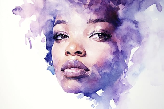 illustrate anything in watercolor style