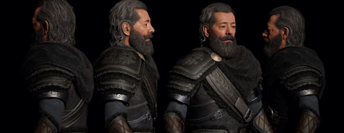 realistic 3d character modeling 3d game character 3d rigging unreal engine5