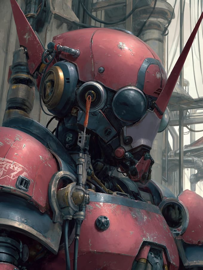 llustrate your mecha, robot and armored characters