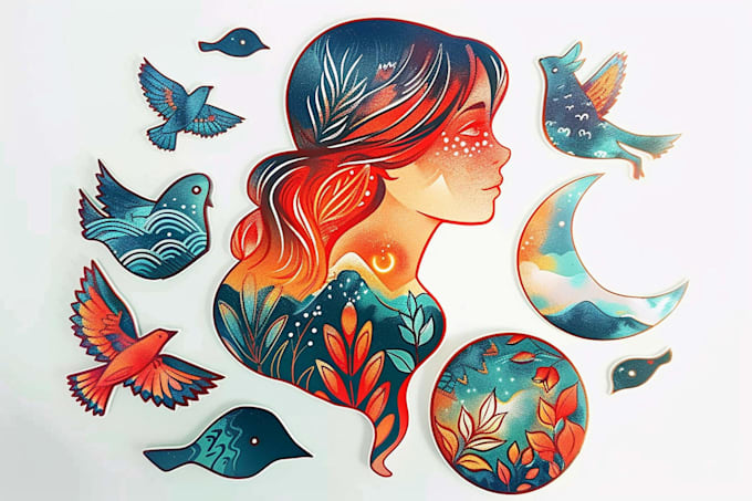 draw simple illustration for you