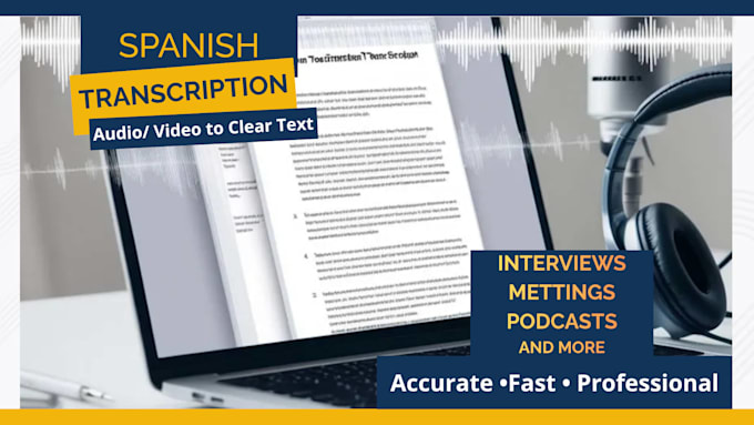 transcribe audio or video in spanish with high accuracy