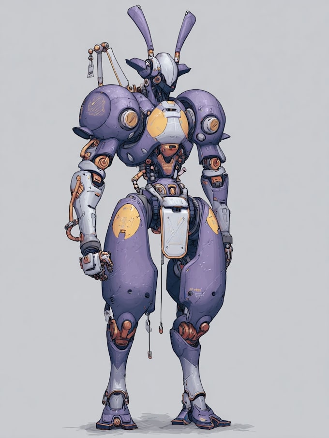 high quality robot, mecha concepts