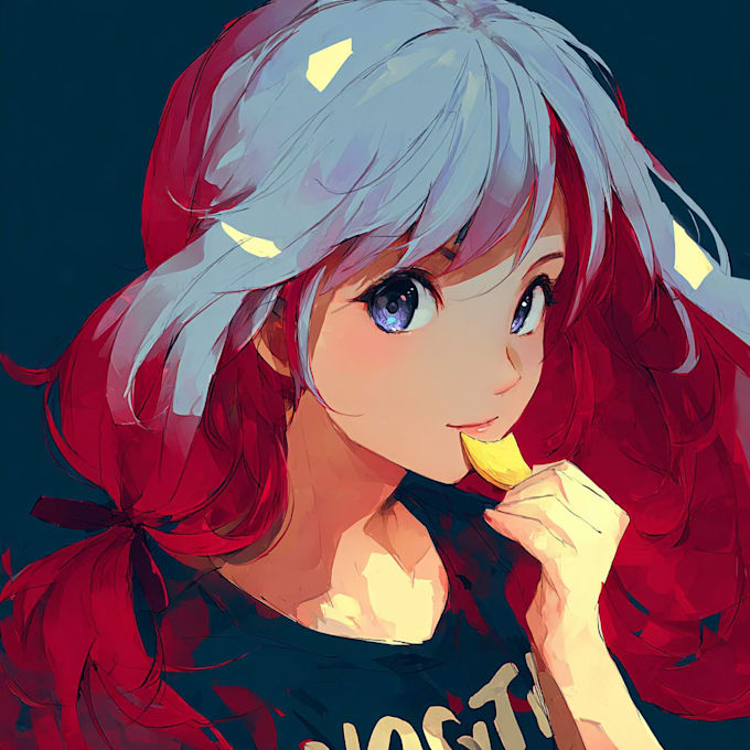 Draw beautiful anime art illustration by Merisarx | Fiverr