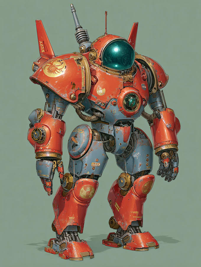 high quality robot, mecha concepts