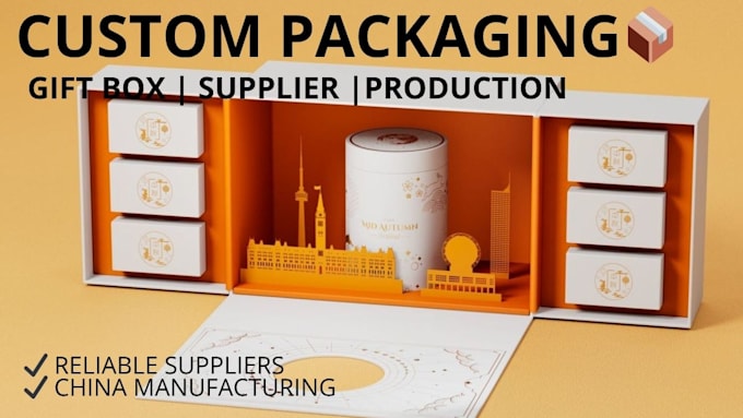 create custom packaging and gift box with china manufacturers