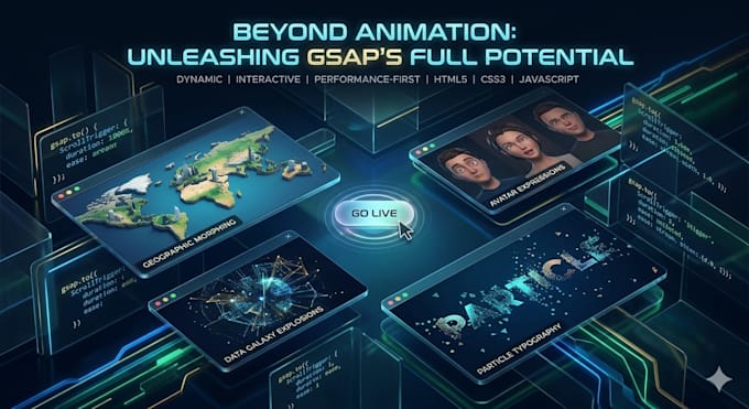 develop a website with gsap animations and scrolltrigger