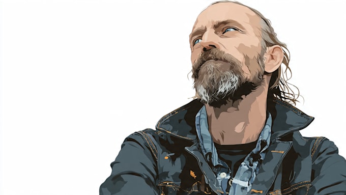 draw your amazing realistic vector portrait