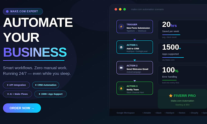 do make ai automation workflow fix make com made com expert vapi ai zapier n8n