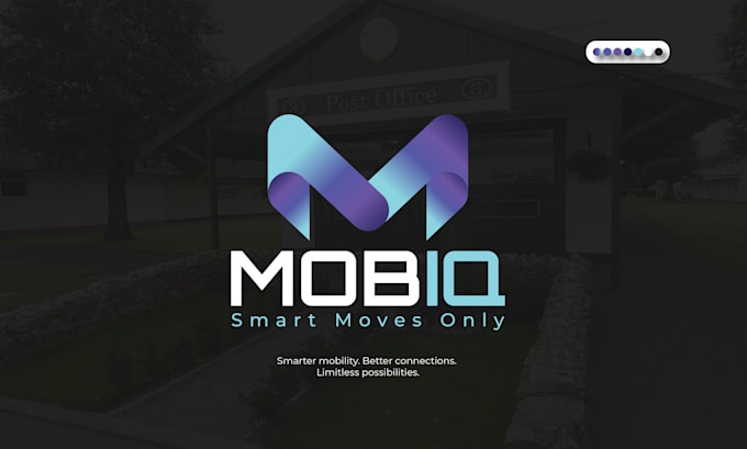 create unique abstract logo design minimalist style