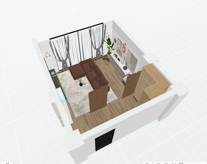 create 3d and 2d interior design models