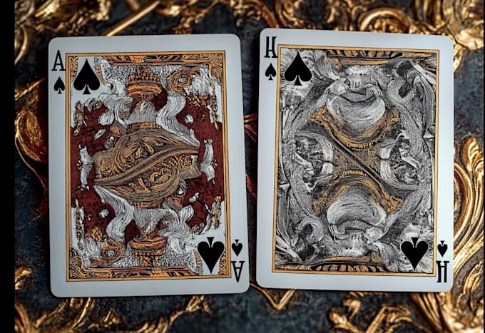 draw exclusive playing cards for poker