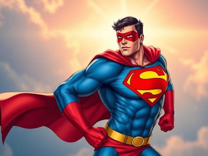 make amazing custom super hero portrait