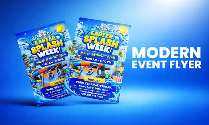 create a modern flyer design that gets attention