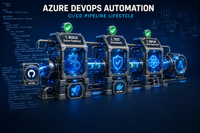 setup azure devops ci cd pipelines for web and mobile apps