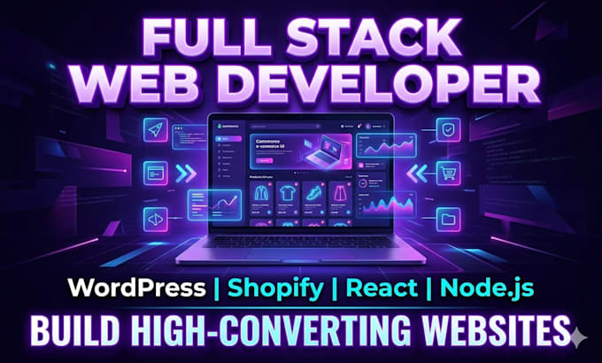 build rebuild custom website development full stack front end back end developer