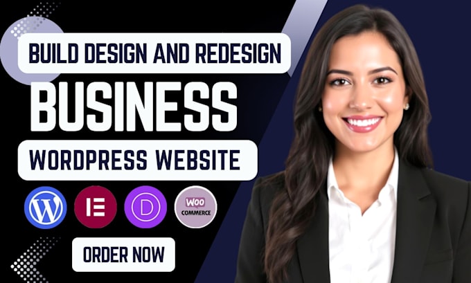 design wordpress website divi wordpress website business website development