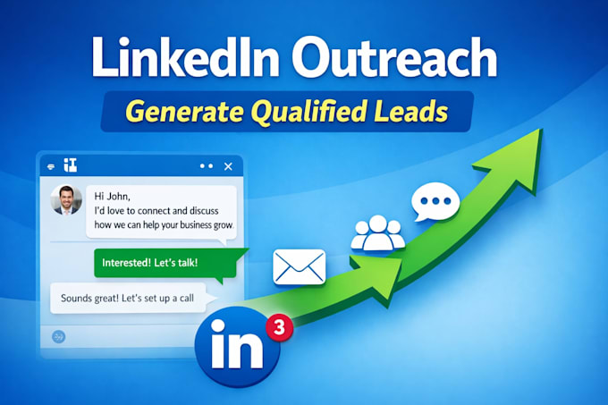 do linkedin outreach and b2b lead generation