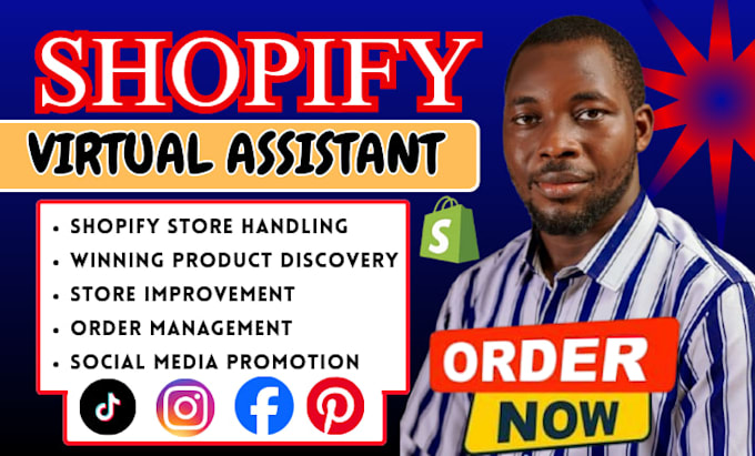 be your shopify virtual assistant and store manager