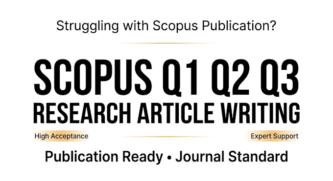 write scopus research article scopus paper q1 q2 journal publication ready
