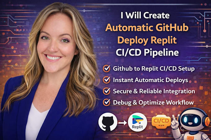 create automatic github deploy replit ci cd deploy pipeline github