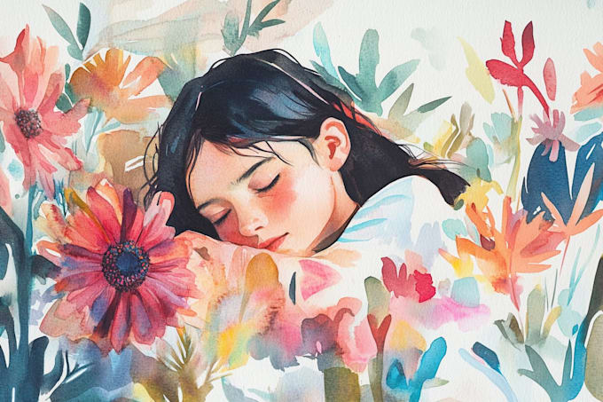 design a watercolor illustration