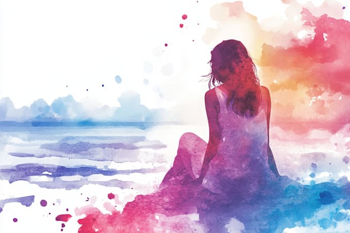 create a custom watercolor illustration