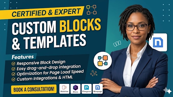 create custom mobirise blocs pinegrow nicepage website pinegrow blocks