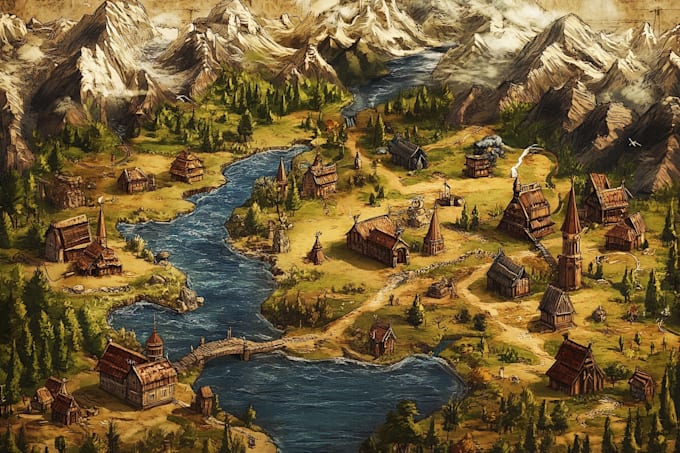 make your map into fantasy map