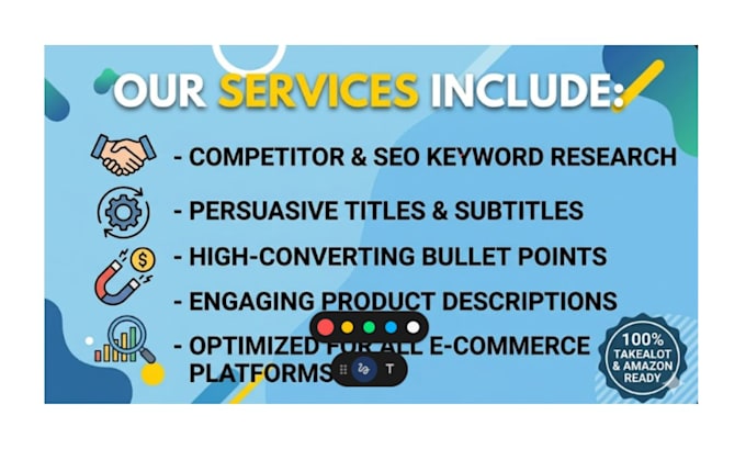 create SEO optimized product listings