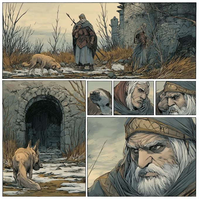 do comic book illustration, comic book page artist