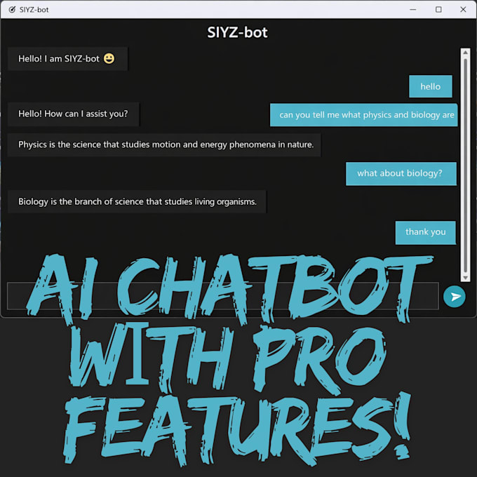 build a modern ai chatbot with UI and learning system