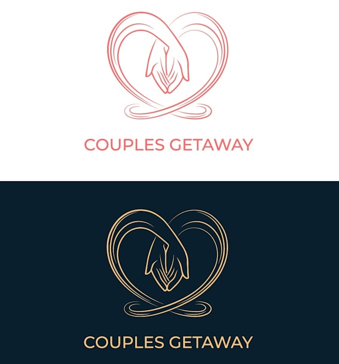 create an elegant wedding monogram and logo design