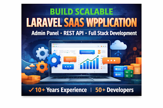 build scalable laravel saas web application with API