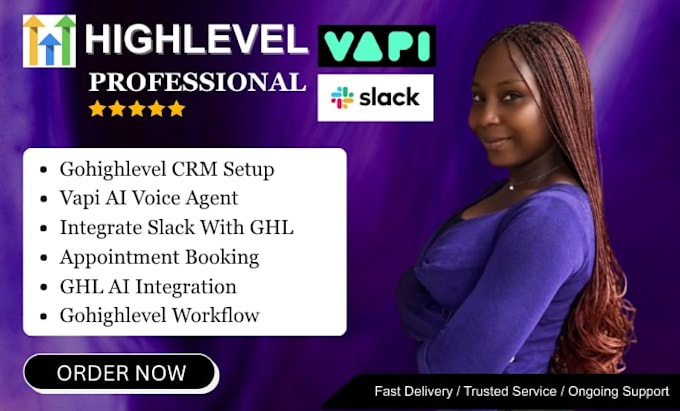 do gohighlevel workflow vapi ai voice agent automation integrate slack with ghl