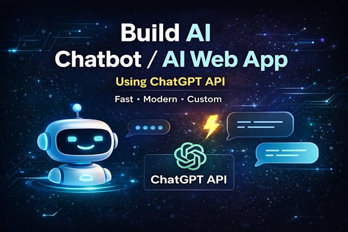 build ai chatbot or ai web app using chatgpt API