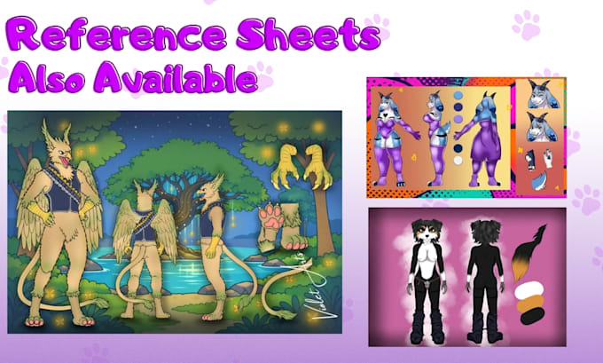 draw your custom fursona arts, furry arts, pfp, banner, stickers, sfw and nsfw